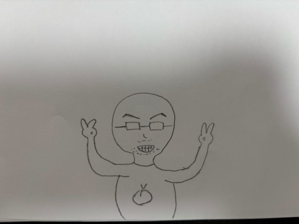 株式会社Daiのあちきばいけのイラスト。シエラ画伯作
