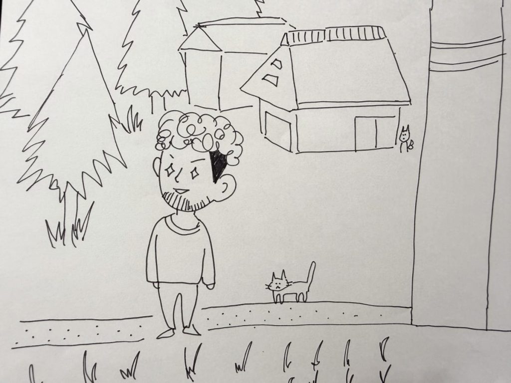 帰化して変わったこと、という見出しの記事のイラスト