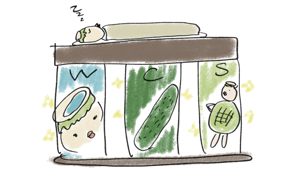 「自分らしく働ける職場」に必要な3本の柱という見出しの記事のイラスト