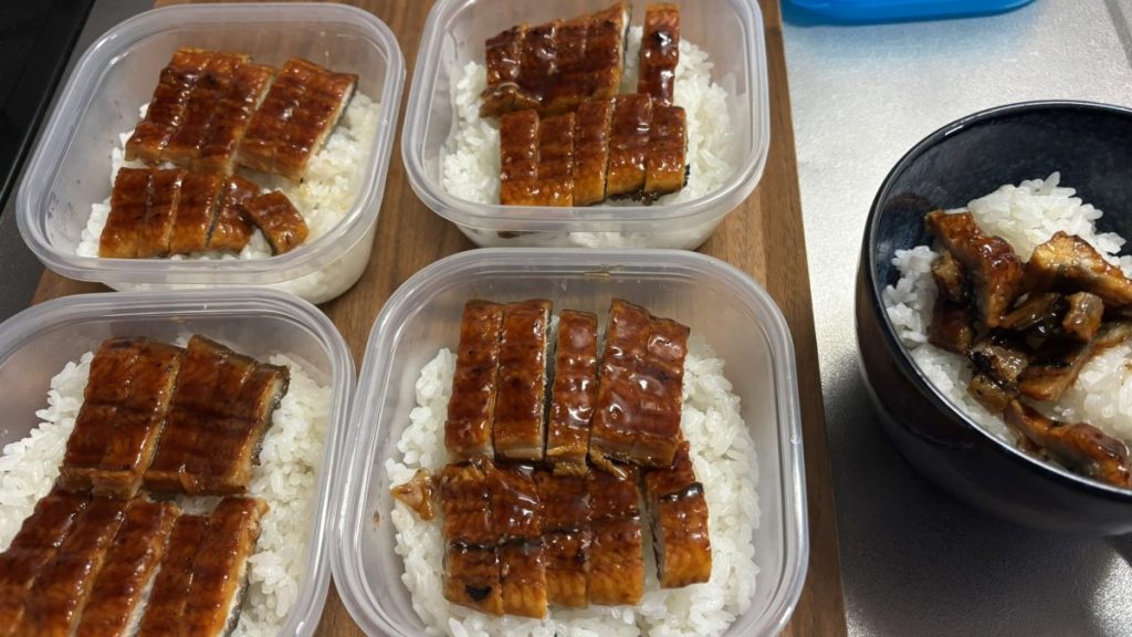 株式会社Daiのランチ会でのってぃが食べたうなぎ弁当の画像