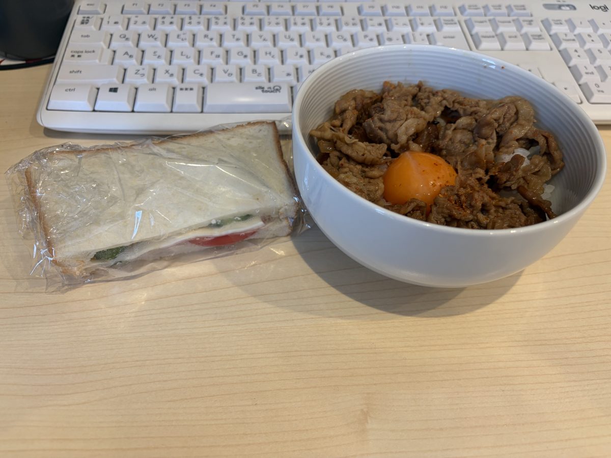 株式会社Daiのランチ会でさららさんが食べたお昼ご飯